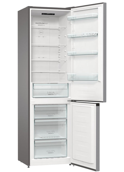 Gorenje NRK6202ES4 fridge-freezer Freestanding 331 L E Grey