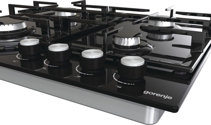 Gorenje GT641KB hob Black Built-in 60 cm Gas 4 zone(s)