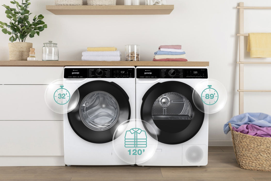 Gorenje DPNA92WIFI tumble dryer Freestanding Front-load 9 kg A++ Black, White