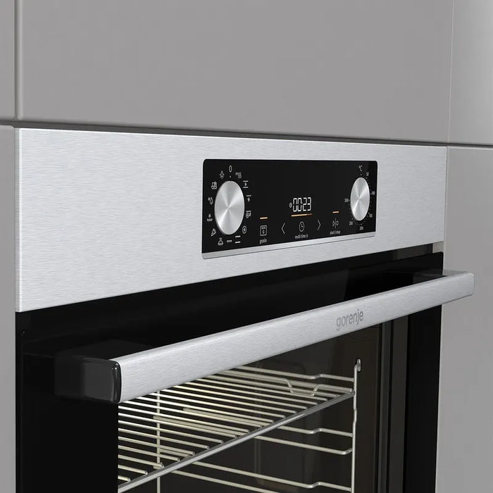 Built-in oven Gorenje BO6737E02X, 77, A, Mechanical