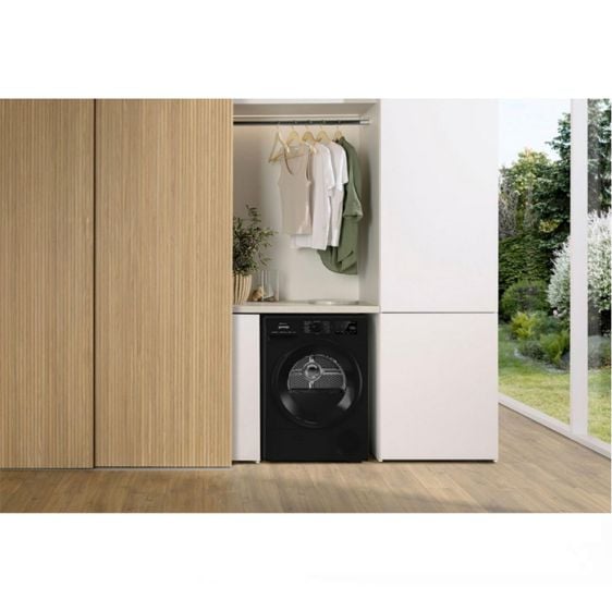 Dryer GORENJE DPNE82GNLWIFI/B, 8 kg, Heat pump, Wi-Fi, Black
