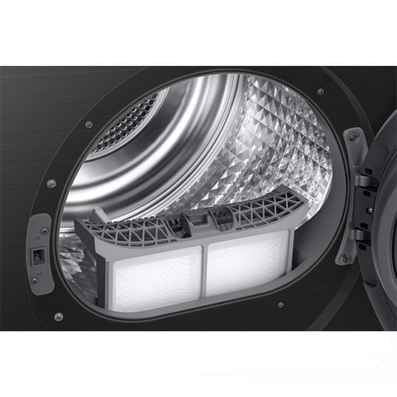 Dryer SAMSUNG DV90DG6845LBU4, 9 kg, AI Dry+, Black