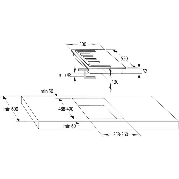 Built-in worktop GORENJE GC321B