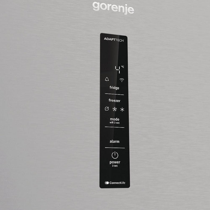Refrigerator with freezer GORENJE NRB620E61X4WFE, 413 l, Total NoFrost, 203 cm