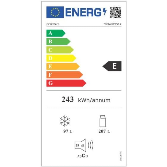 Gorenje NRK619EPXL4 fridge freezer