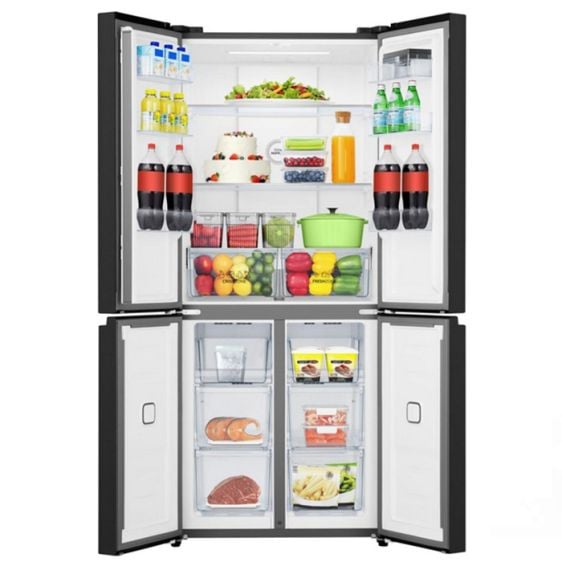 Four-door refrigerator GORENJE NRM819E61BX, 460 l, NoFrost Plus, 190 cm