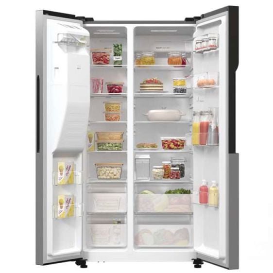Refrigerator with freezer GORENJE Side by Side NRR9185ESXL, 566 l, NoFrost Plus, 178.6 cm