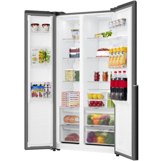 Refrigerator with freezer GORENJE Side by Side NRS917E41BXWD, 541 l, NoFrost Plus, 178.6 cm