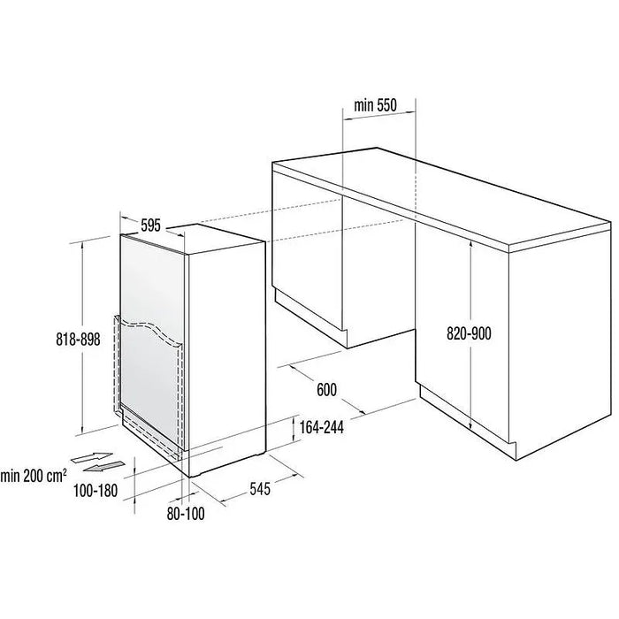 Under-counter refrigerator GORENJE RBIU609EA1