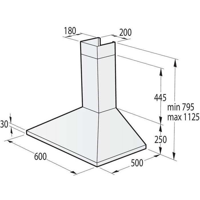 Hood GORENJE WHC63CLI