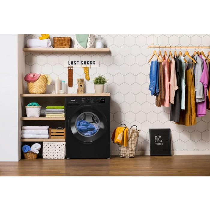Washing machine GORENJE WPNEI84A1SW/B, 8 kg, ConnectLife, 1400 rpm. Black