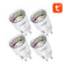 Gosund EP2 WiFi smart socket 4 pieces (four-pack) 10A Tuya - Power plugs<<<Smart Plug<<<Actuators<<<Smart