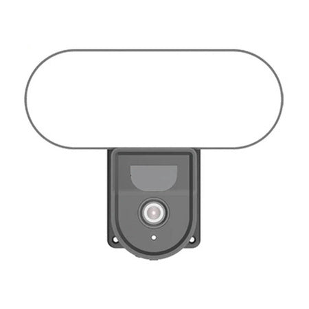 Smart outdoor WiFi camera with Gosund IPC3 floodlight, IP65 Tuya