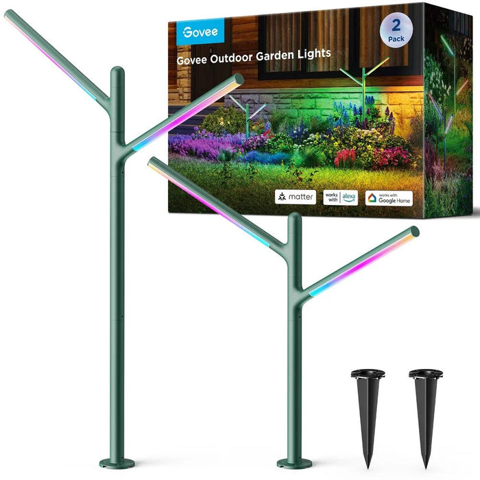 Govee H7086 RGBICWW LED Garden Lights | RGBWW, 1100 lm, 2.4 GHz Wi-Fi + Bluetooth, IP66