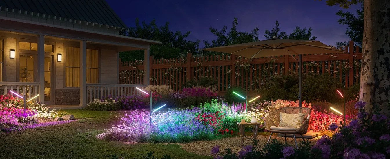 Govee H7086 RGBICWW LED Garden Lights | RGBWW, 1100 lm, 2.4 GHz Wi-Fi + Bluetooth, IP66