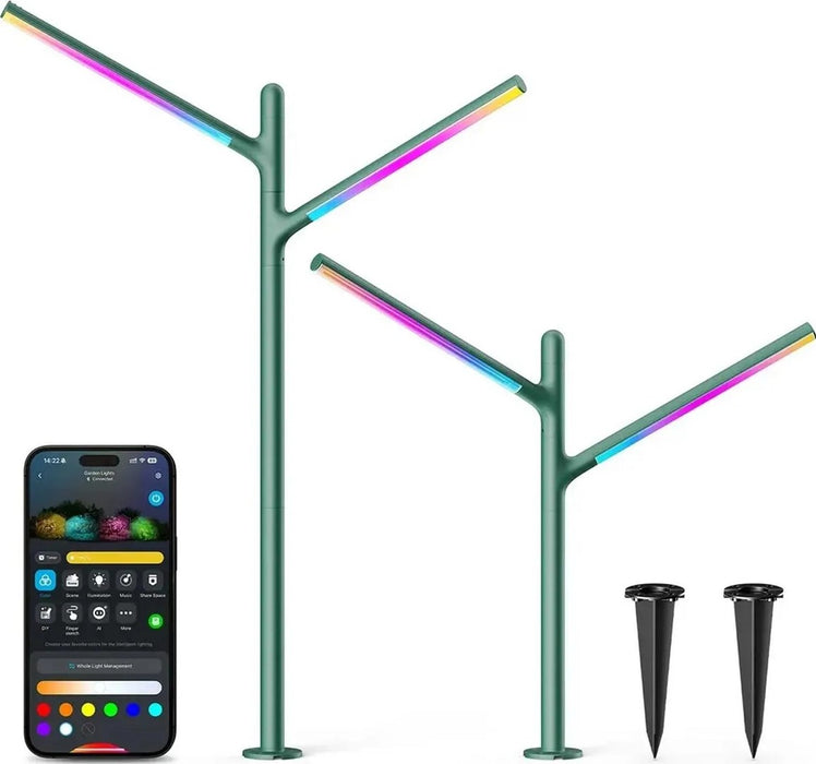Govee H7086 RGBICWW LED Garden Lights | RGBWW, 1100 lm, 2.4 GHz Wi-Fi + Bluetooth, IP66