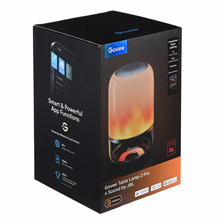 Govee Table Lamp 2 Pro x Sound by JBL Smart table lamp Wi-Fi/Bluetooth