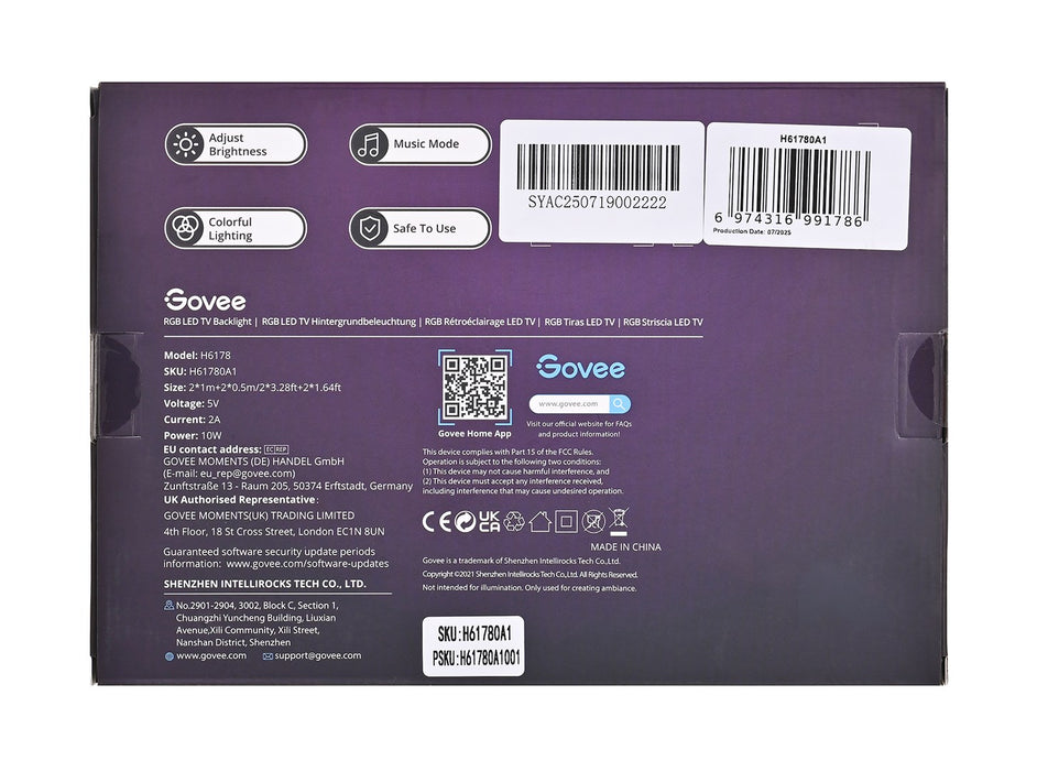 Govee H6178 Smart strip light Bluetooth