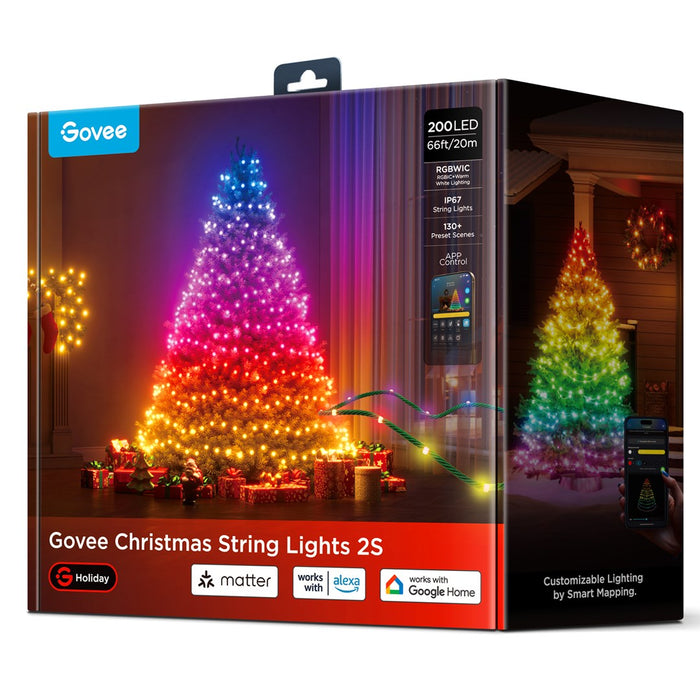 Govee H80C4 Smart string light Wi-Fi/Bluetooth 15 W