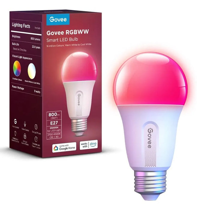 Govee Smart Wifi&BLE Light Bulb 800lm