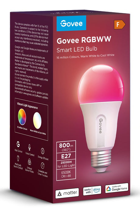 Govee Smart Wifi&BLE Light Bulb 800lm