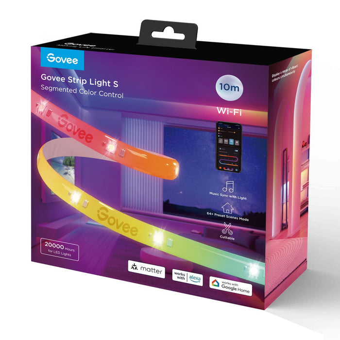 Govee Strip Light S Segmented Smart strip light Wi-Fi/Bluetooth 36 W