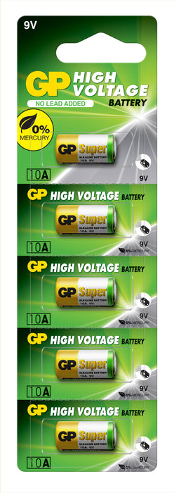 Alkaline battery GP A10 9V for remote /5 pcs./pack price for 1 pc./