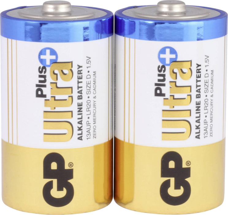 Alkaline battery GP ULTRA PLUS LR20 /2 pcs. in packaging/ 1.5V
