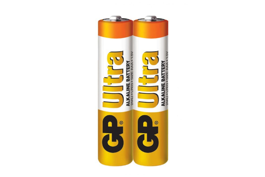 Alkaline battery GP ULTRA LR03, AAA, 2 pcs. in packaging / shrink, 1.5V, 24AU