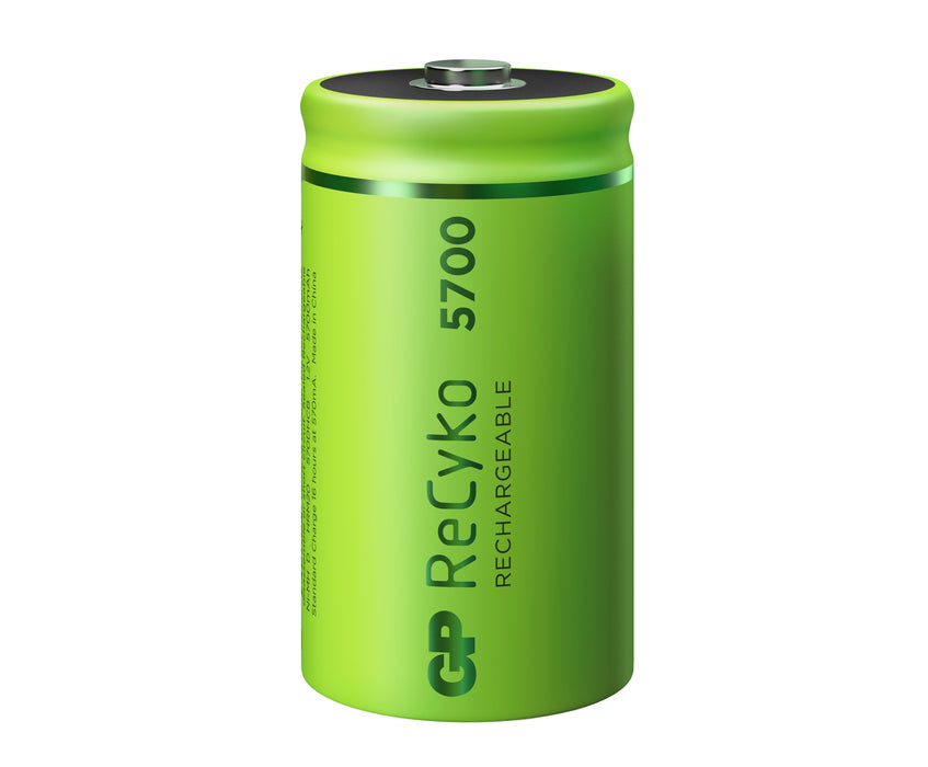 Accumulator Battery GP R20 D 5700mAh NiMH Recyko 2 pcs. in GP packaging