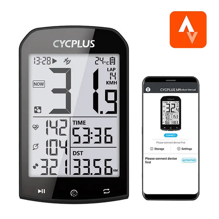 GPS bike computer Cycplus M1 - compatibile with Strava Trainingpeaks etc. - Bicycle computers<<<Bicycle