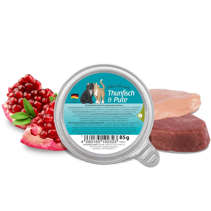 GRANATAPET Filet á la carte Tun with turkey - wet cat food - 85g