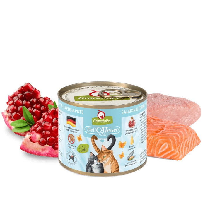 GRANATAPET DeliCATessen Salmon and turkey - wet cat food - 200g