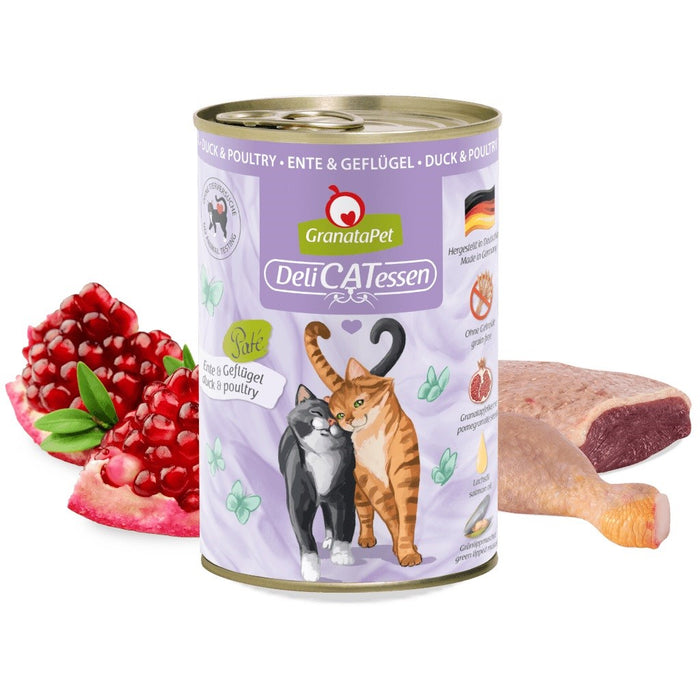 GRANATAPET DeliCATessen Duck and poultry - wet cat food - 400g