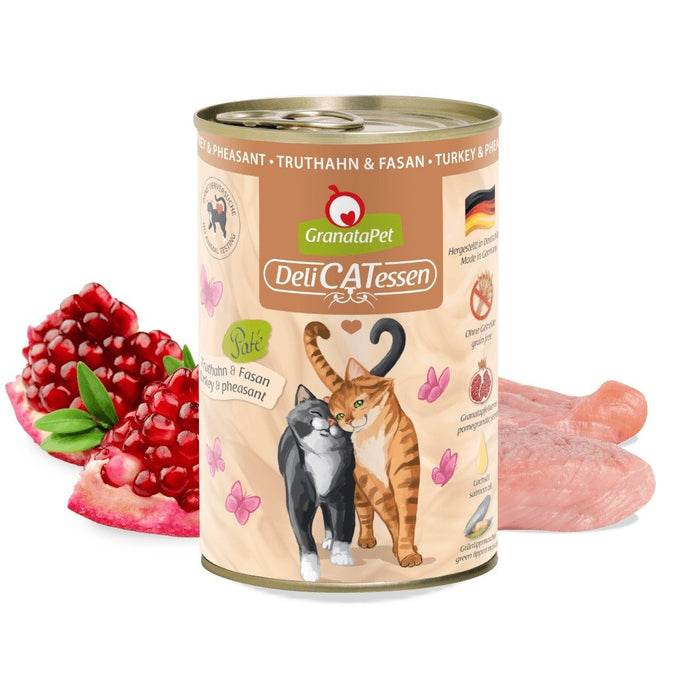 Granatapet DeliCatessen Turkey & Pheasant – wet cat food 400 g