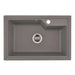 GRANITE KITCHEN SINK 8315 RECTANGULAR INTER CERAMIC 68X45X22 CM GRAY - Кухненски мивки<<<Кухненски