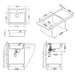 GRANITE KITCHEN SINK ALVEUS ATROX 30 59X50X19.5 CM. BLACK - Кухненски мивки<<<Кухненски