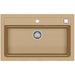 GRANITE KITCHEN SINK ALVEUS ATROX 40 79X50X19.5 CM. BEIGE - Кухненски мивки<<<Кухненски