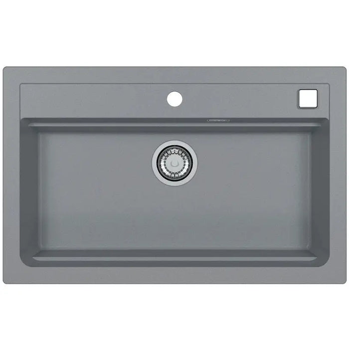 GRANITE KITCHEN SINK ALVEUS ATROX 40 79X50X19.5 CM. GRAY - Кухненски мивки<<<Кухненски