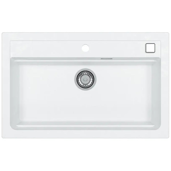 GRANITE KITCHEN SINK ALVEUS ATROX 40 79X50X19.5 CM. WHITE - Кухненски мивки<<<Кухненски