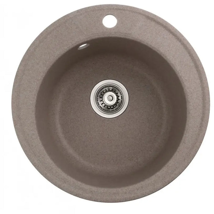 GRANITE KITCHEN SINK INTER CERAMIC ICK 8301 Ф49Х19.5 CM. BEIGE - Кухненски мивки<<<Кухненски мивки<<<Кухня<<<Praktiker