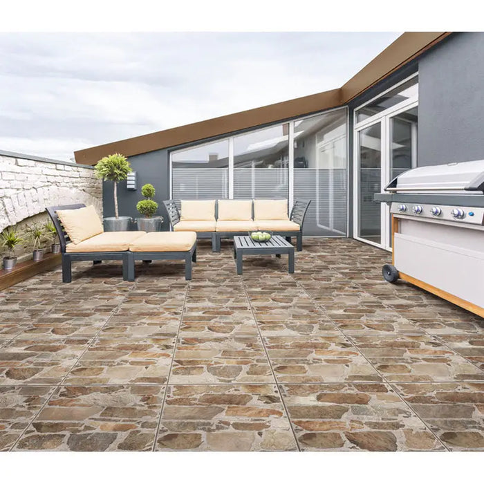GRANITOGRES KAI LIVORNO BROWN 45X45 CM - Гранитогрес<<<Плочки и лайстни<<<Подови и стенни