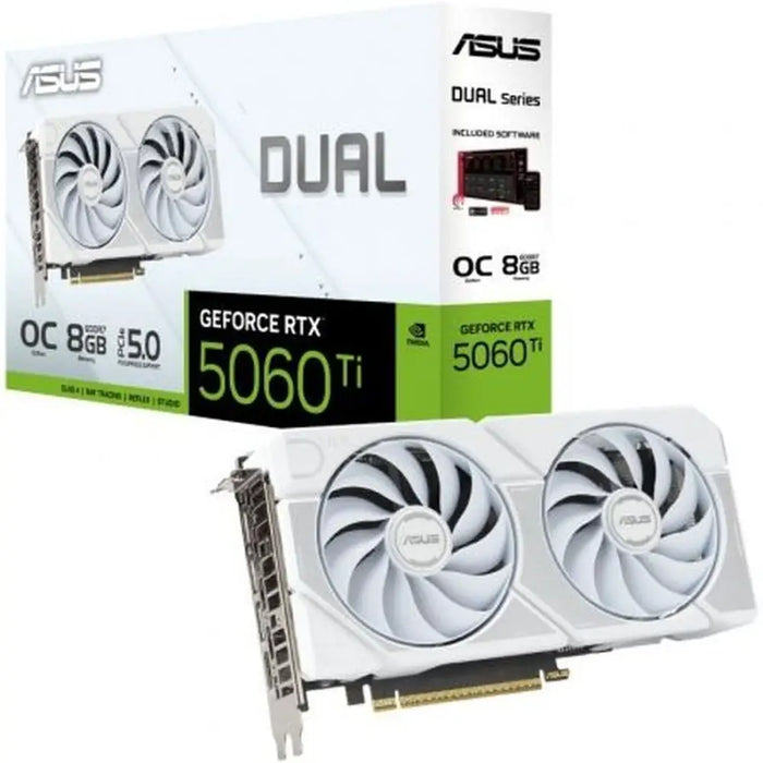 Graphics card Asus OC White Edition 90YV0MP5-M0NA00 geforce rtx 5060 ti 8 GB GDDR7 - Компютър Мрежи и