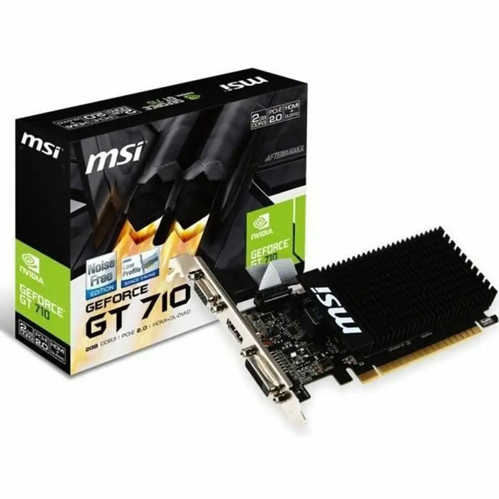 Graphics card MSI NVIDIA GeForce GT 710 GDDR3 - Компютър Мрежи и компоненти<<<Компютри| Електроника<<<BigBuy&&&Графични