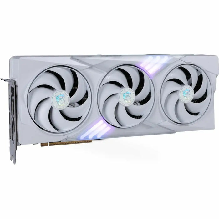 Graphics card MSI RTX 5080 16G GAMING TRIO OC WHI GEFORCE RTX 5080 16 GB GDDR7 - Компютър Мрежи и