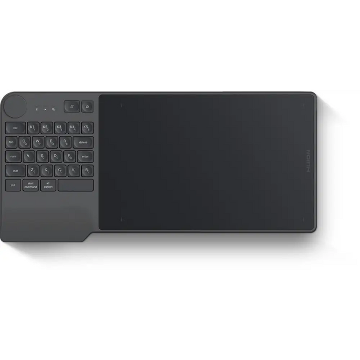 Graphics tablet HUION Inspiroy Keydial KD200 USB-C Bluetooth Metal Grey - Графични таблети<<<Лаптопи таблети и