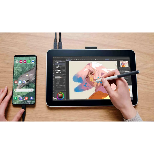 Graphics tablet Wacom one 12 pen display 11.6’’ White - Tablets<<<WACOM Tablets<<<WACOM<<<PolyComp&&&Графични