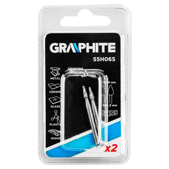 SET OF MILLS 3.2X1.4 MM 2 PIECES GRAPHITE 55H065