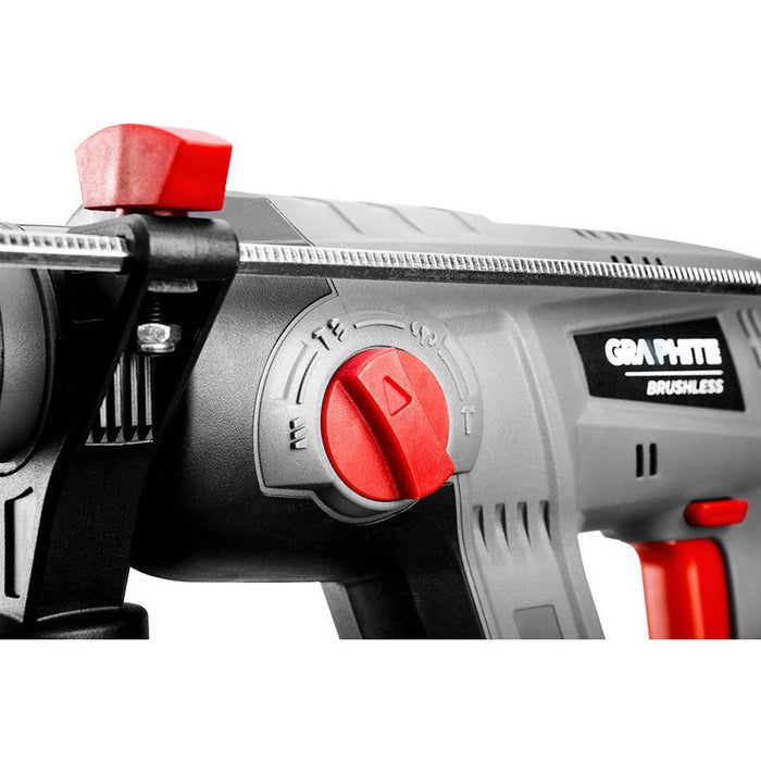 CORDLESS BRUSHLESS PUNCH GRAPHITE 58G027 18 V, 2.20 J, SDS PLUS, WITHOUT BATTERY AND CHARGER