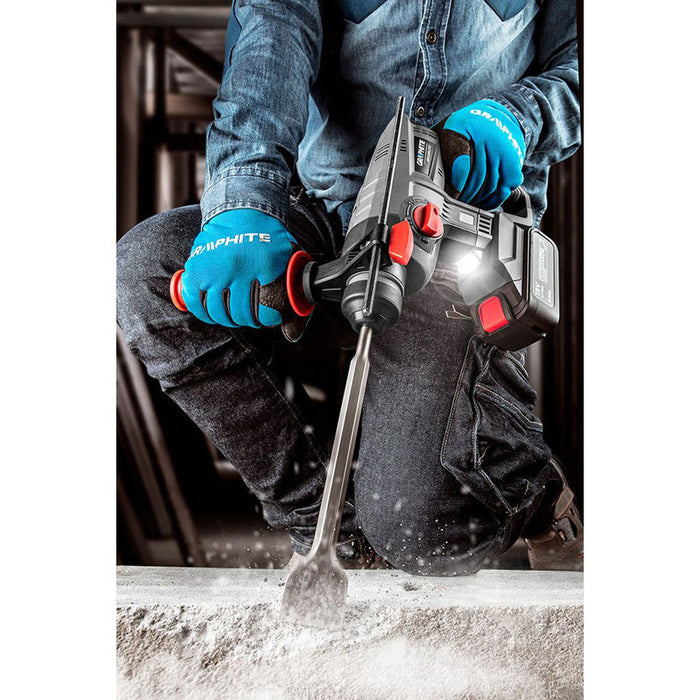 CORDLESS BRUSHLESS PUNCH GRAPHITE 58G027 18 V, 2.20 J, SDS PLUS, WITHOUT BATTERY AND CHARGER